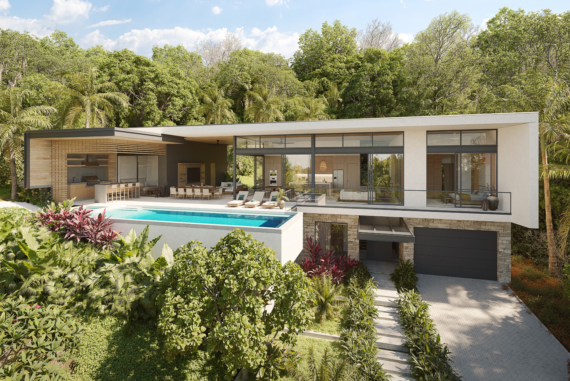 Casa Sauco 1 in Reserva Conchal, Guanacaste – rendering 1