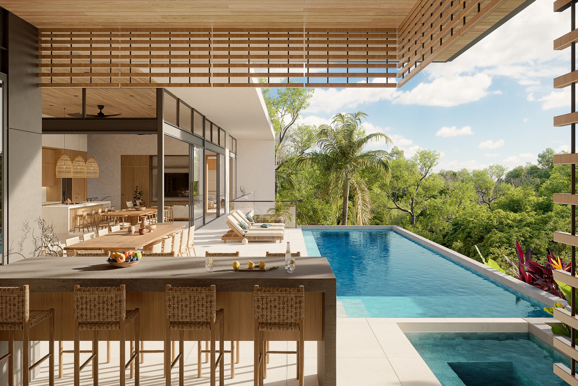 Casa Sauco 1 – 4 Casa Sauco 1 in Reserva Conchal, Guanacaste – rendering 4
